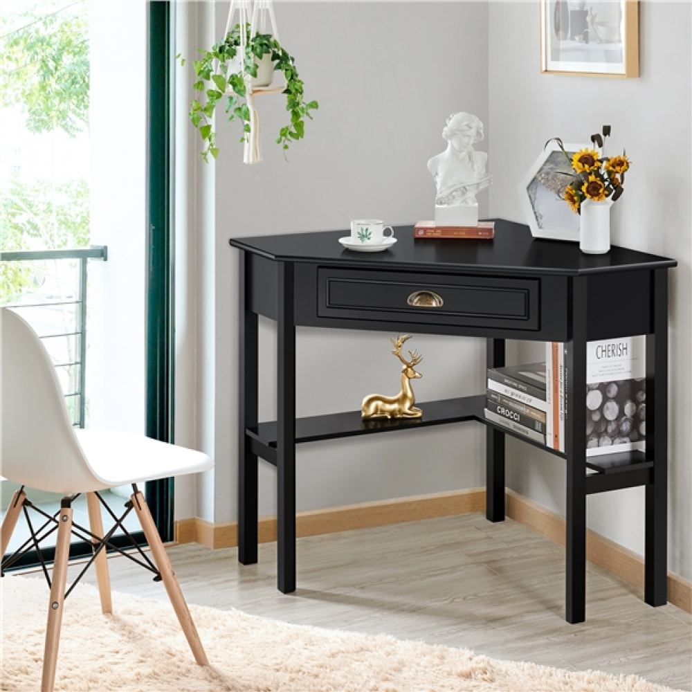 Corner Computer Desk Workstation NZ159.99 Yaheetech New Zealand